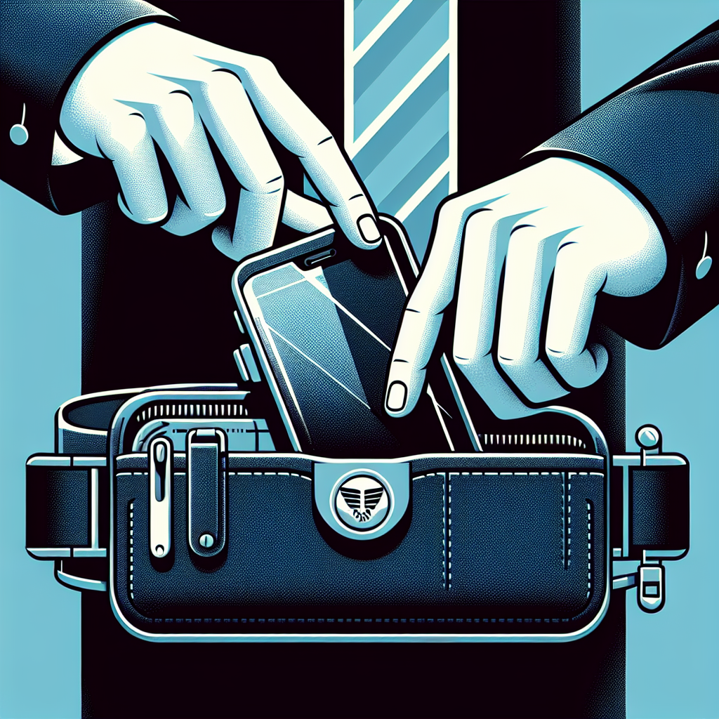 How to Secure Your Phone in a Belt Pouch During Travel