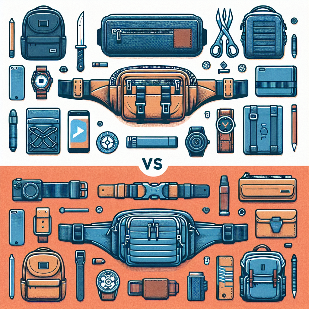 EDC Waist Bags vs Backpacks: When a Waist Bag Wins