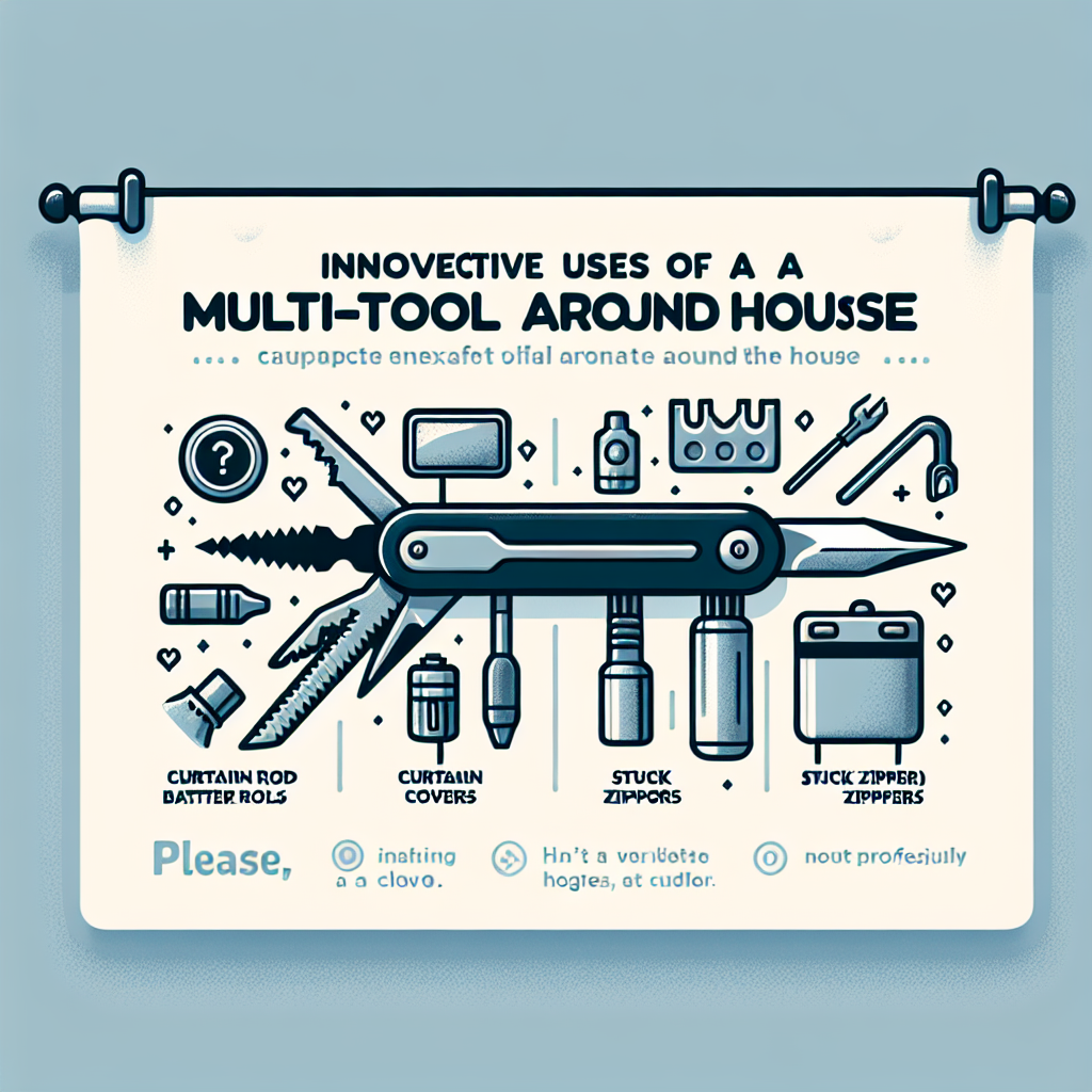 10 Unexpected Places to Use a Multi-Tool Around the House