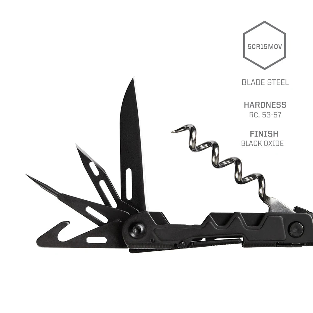 Powerlitre Multi-Tool Lightweight Mini EDC Hiking Pliers Professional Tool Camping Functional Outdoor Hand Tools PL1001/1002