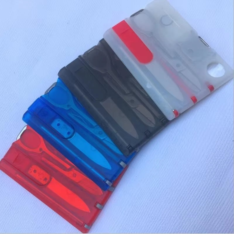 10 in 1 Portable Hiking Cards Pocket Credit Card Portable Multi Tools Outdoor Survival Camping Equipment EDC Tool Gear