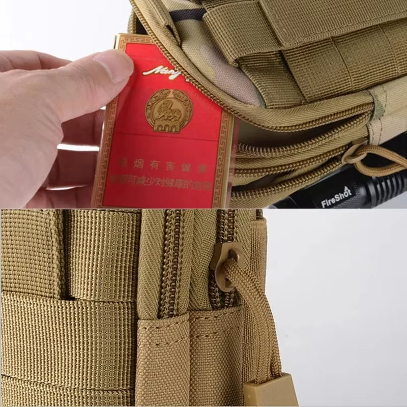 Molle Pouch Multipurpose Waist Bag Tactical Holster Waist Belt Pack Wallet Pouch Purse Phone Case