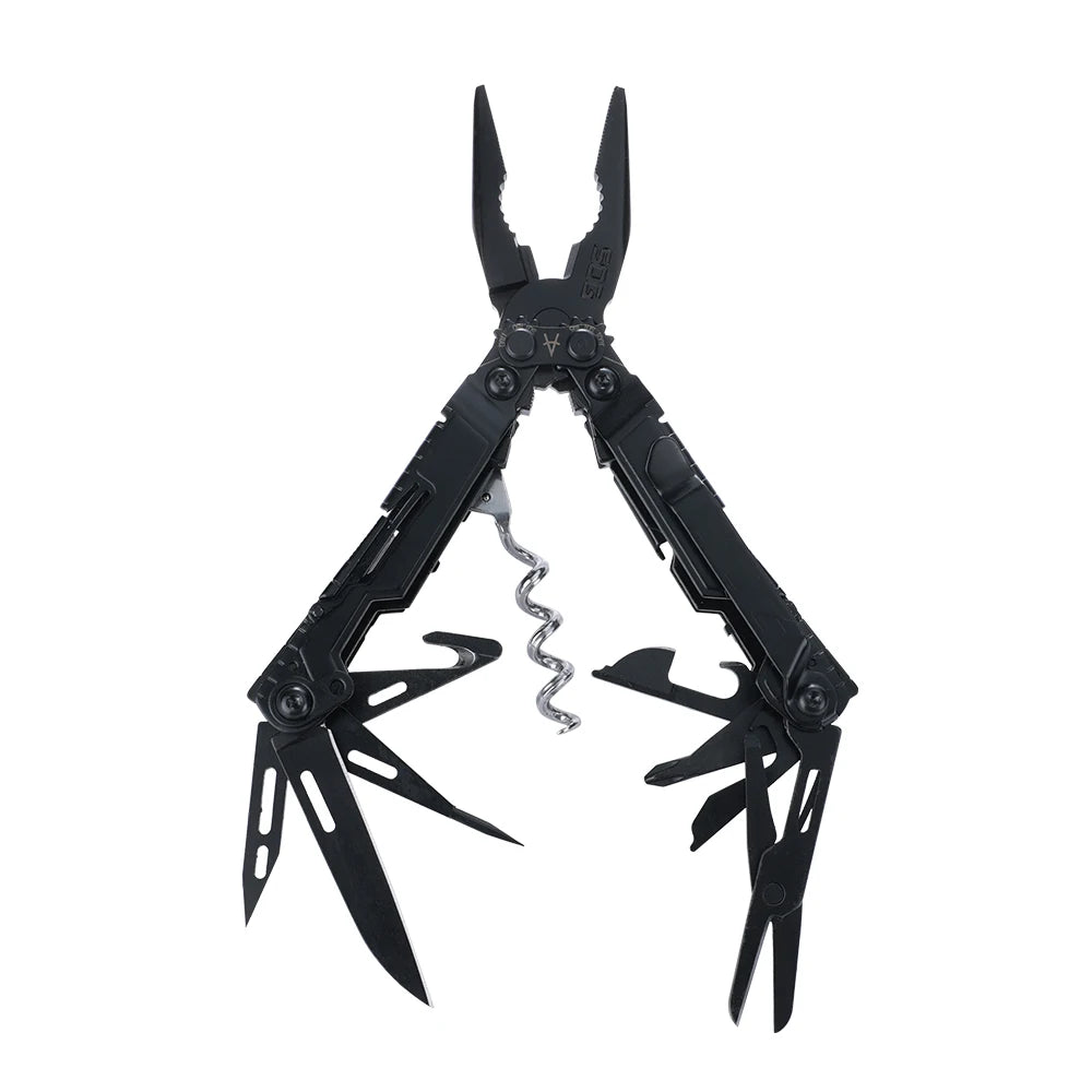 Powerlitre Multi-Tool Lightweight Mini EDC Hiking Pliers Professional Tool Camping Functional Outdoor Hand Tools PL1001/1002