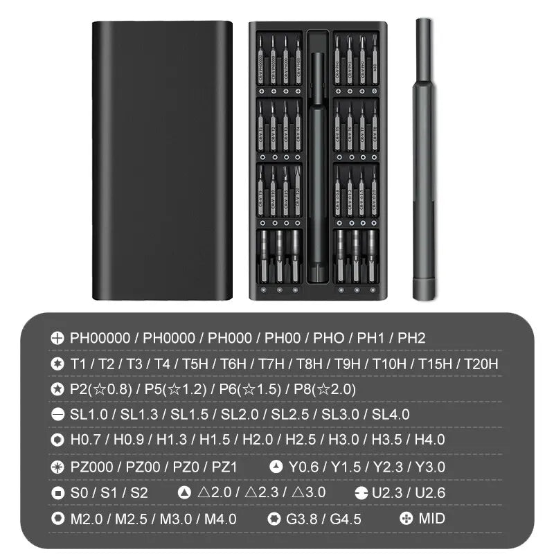 Electric Screwdriver Set, 51 in 1, Battery, Mini Screwdriver, DIY Phone, Laptop, Watch, PC, New Arrival