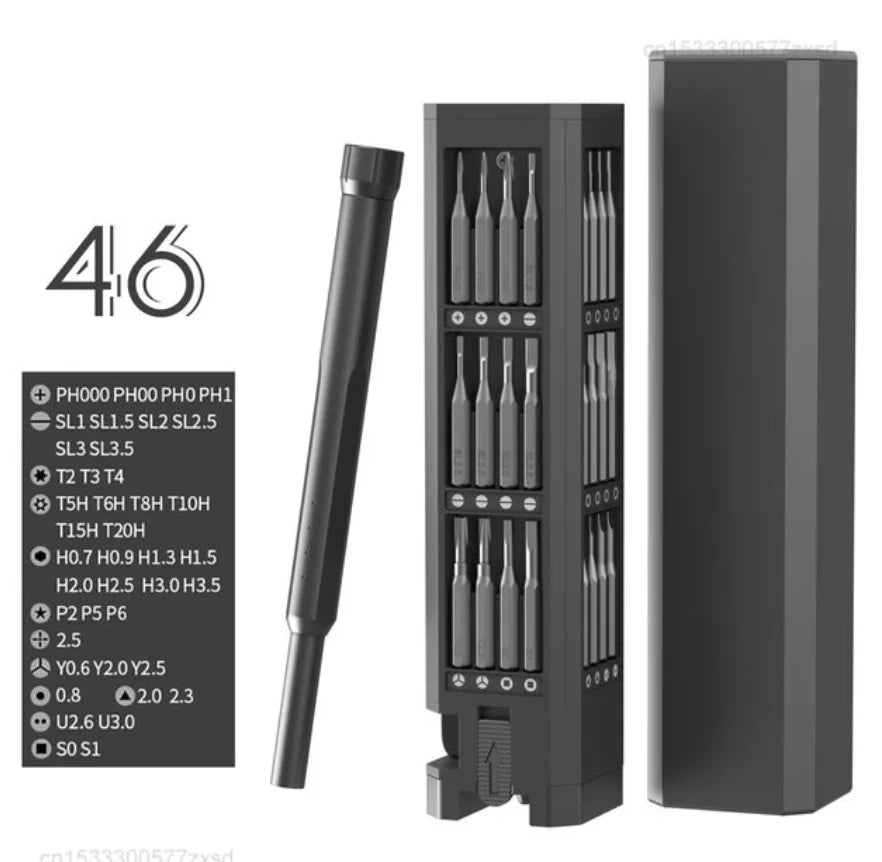 Electric Screwdriver Set, 51 in 1, Battery, Mini Screwdriver, DIY Phone, Laptop, Watch, PC, New Arrival