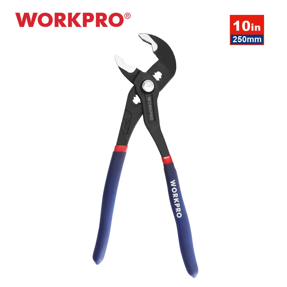 7" Water Pump Pliers Adjustable Quick Adjusting Curved Jaw Groove Joint Pliers Non-Slip Comfort Handle