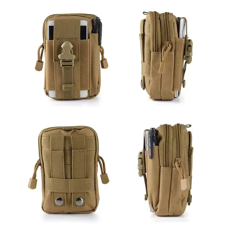 Molle Pouch Multipurpose Waist Bag Tactical Holster Waist Belt Pack Wallet Pouch Purse Phone Case