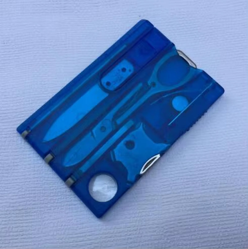 10 in 1 Portable Hiking Cards Pocket Credit Card Portable Multi Tools Outdoor Survival Camping Equipment EDC Tool Gear