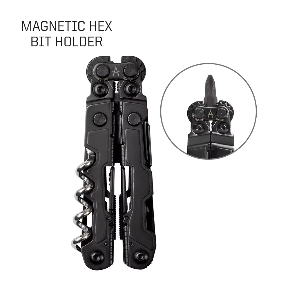 Powerlitre Multi-Tool Lightweight Mini EDC Hiking Pliers Professional Tool Camping Functional Outdoor Hand Tools PL1001/1002